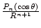 $\frac{P_n(\cos\theta)}{R^{n+1}}$