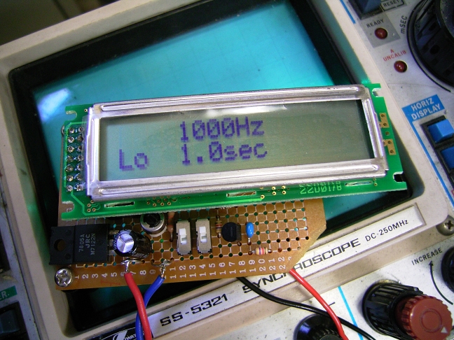 picture of the frequency counter